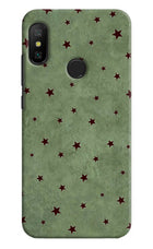 Green Stars Redmi 6 Pro Back Cover