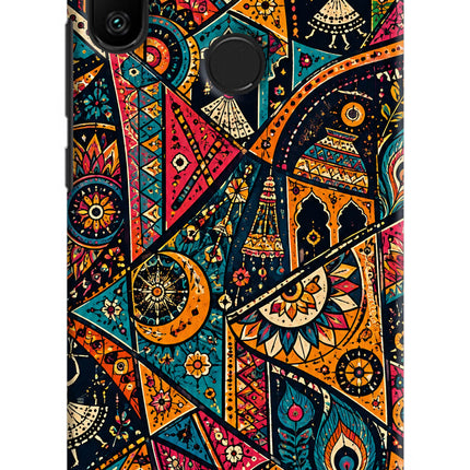 Folk Print Redmi 6 Pro Back Cover