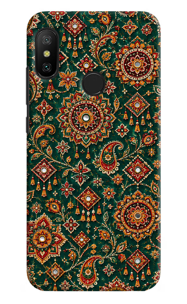 Green Pataka Redmi 6 Pro Hard Case Back Cover by Casekaro