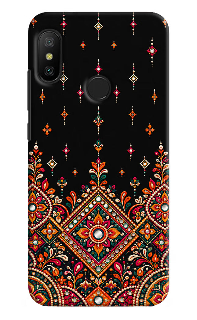 Noir Mehfil Redmi 6 Pro Hard Case Back Cover by Casekaro