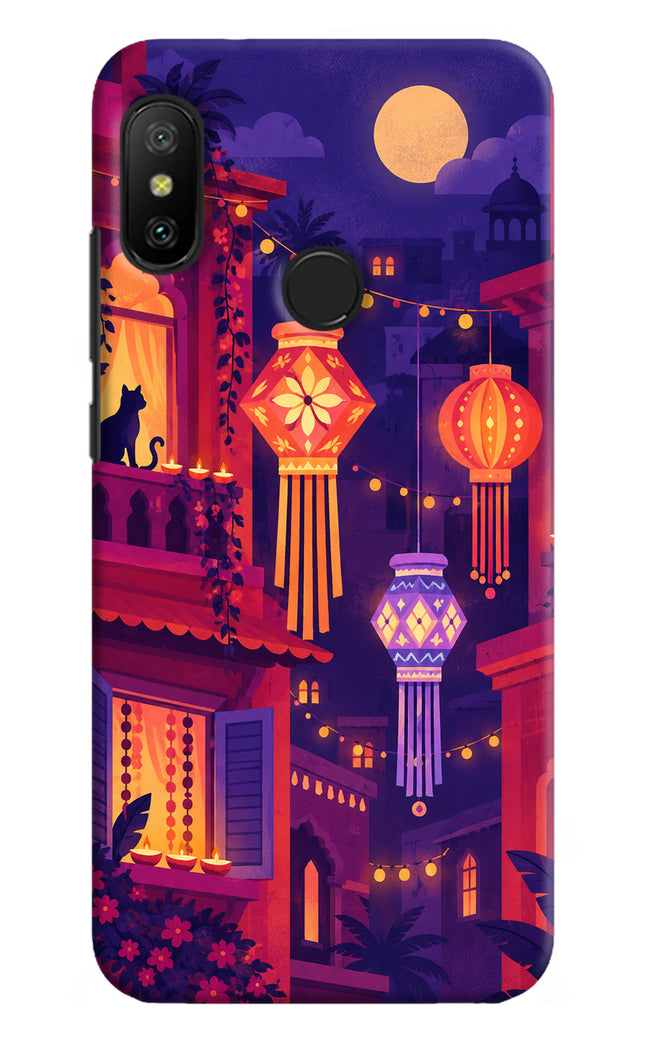 Lantern Lane Redmi 6 Pro Hard Case Back Cover by Casekaro