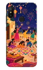Diwali Night Redmi 6 Pro Hard Case Back Cover by Casekaro