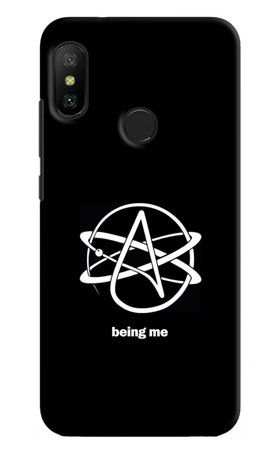 Atheist Symbol Redmi 6 Pro Back Cover, Hard case