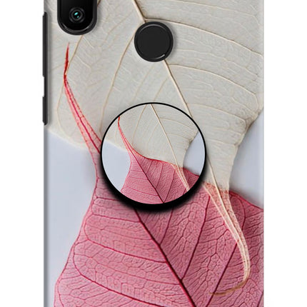 White Pink Leaf Redmi 6 Pro Pop Case by Casekaro