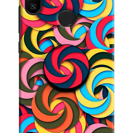 Spiral Pattern Redmi 6 Pro Pop Case by Casekaro