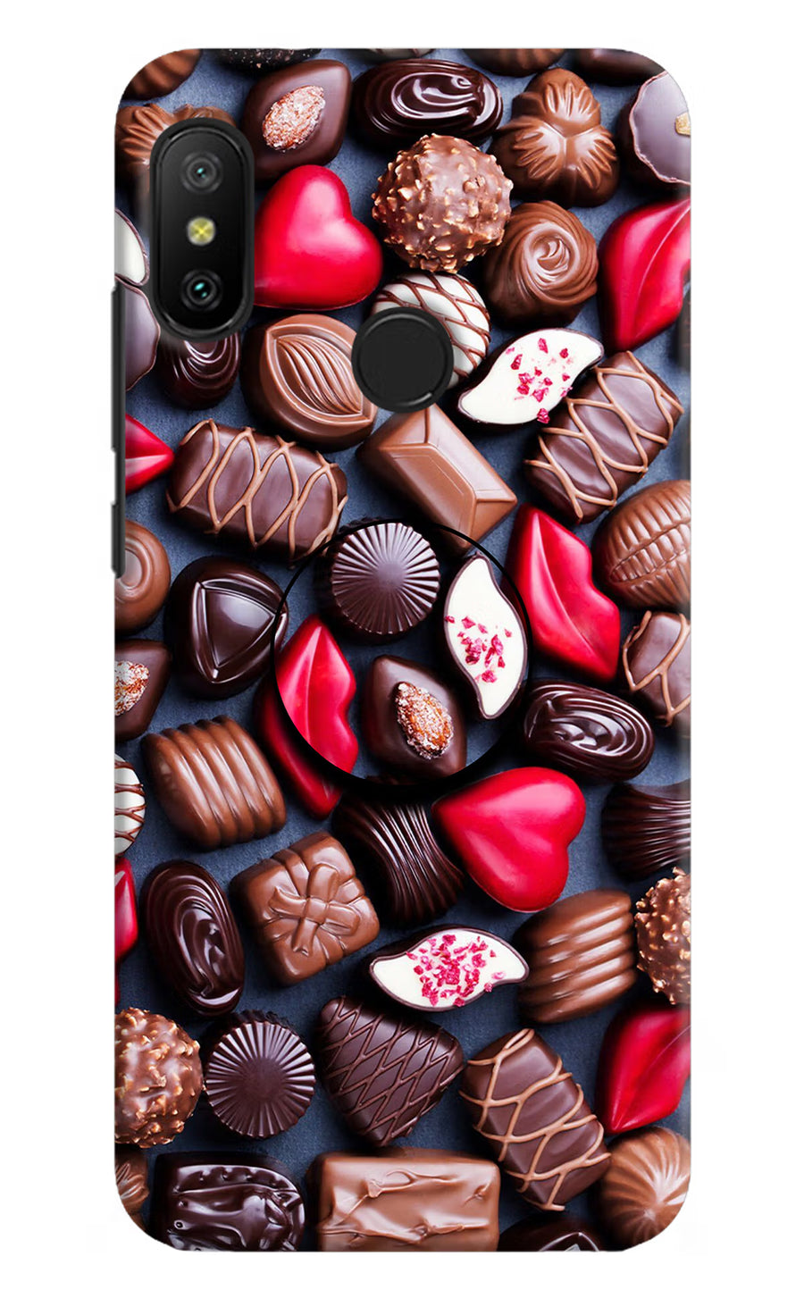 Chocolates Redmi 6 Pro Pop Case, Hard case