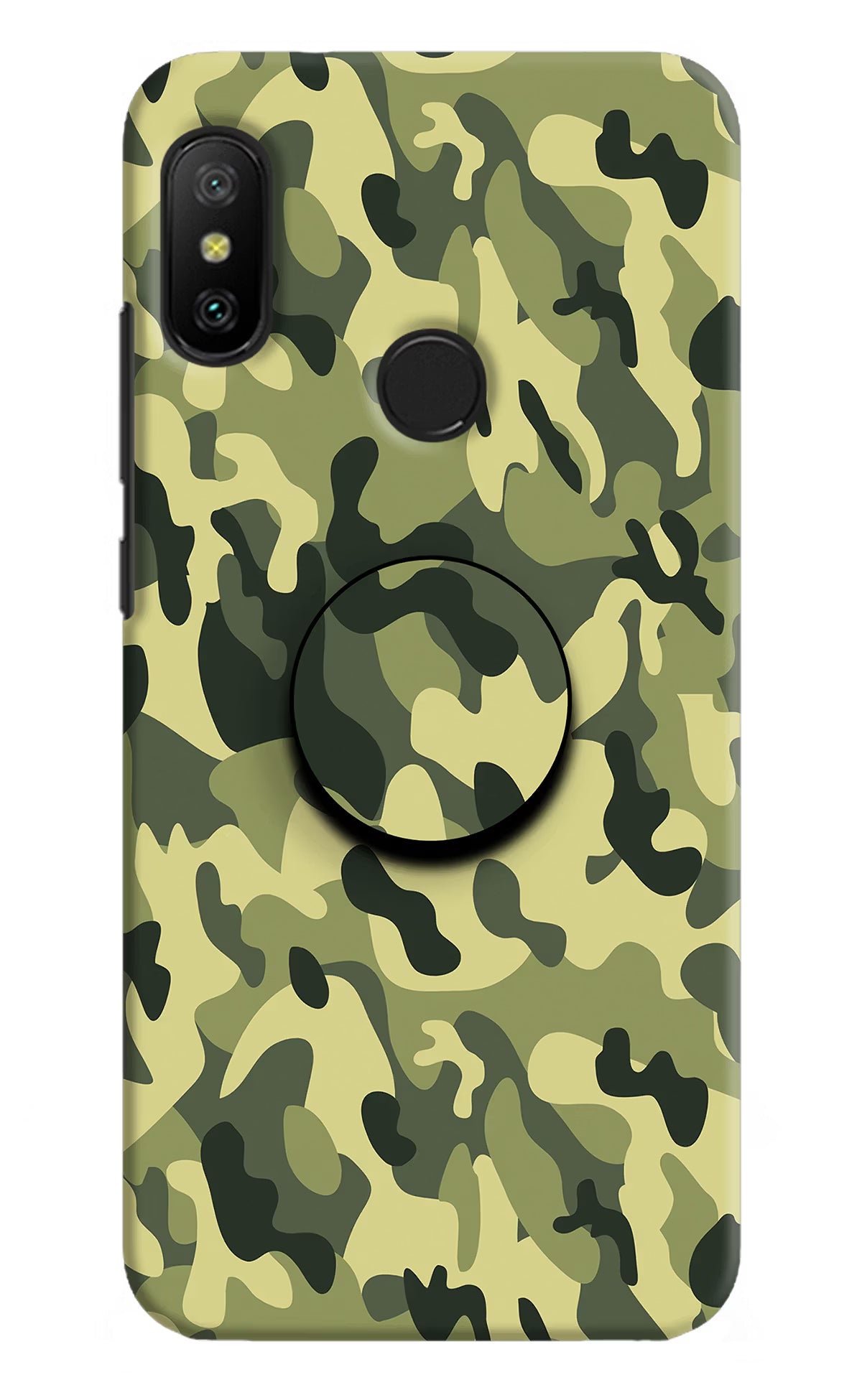 Camouflage Redmi 6 Pro Pop Case by Casekaro