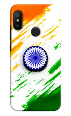 Indian Flag Ashoka Chakra Redmi 6 Pro Pop Case by Casekaro