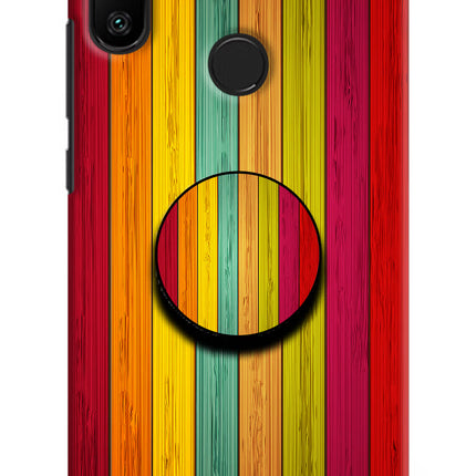 Multicolor Wooden Redmi 6 Pro Pop Case by Casekaro