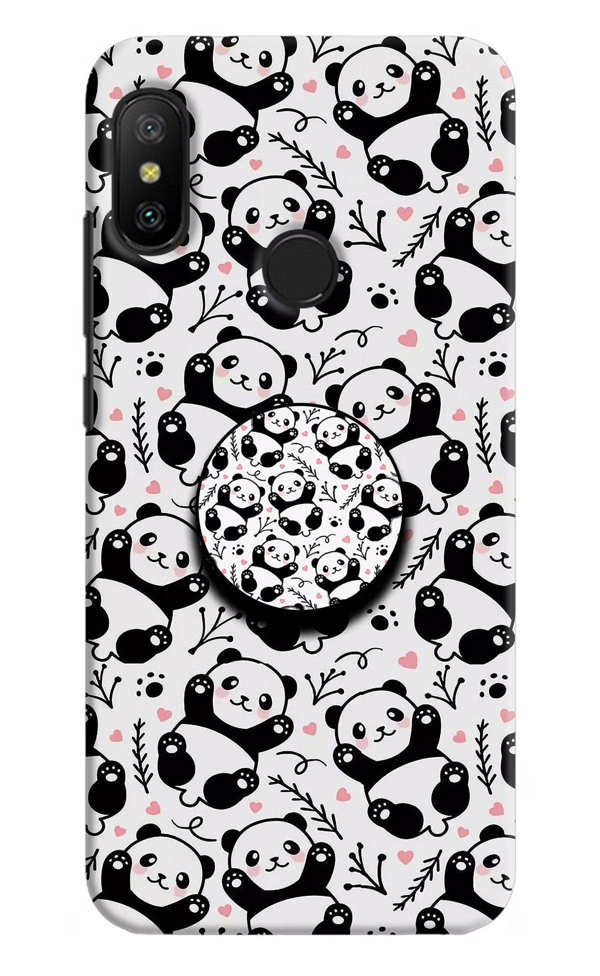 Cute Panda Redmi 6 Pro Pop Case by Casekaro