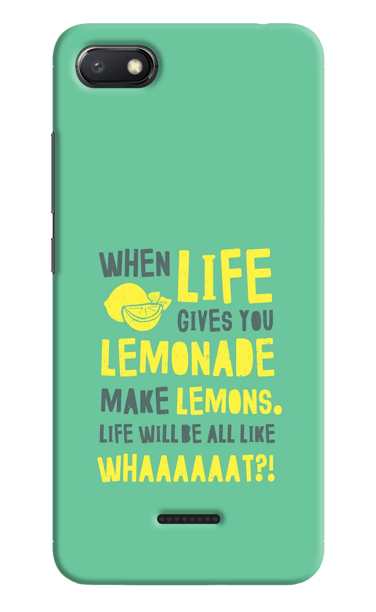 Quote Redmi 6A Hard Case Back Cover by Casekaro