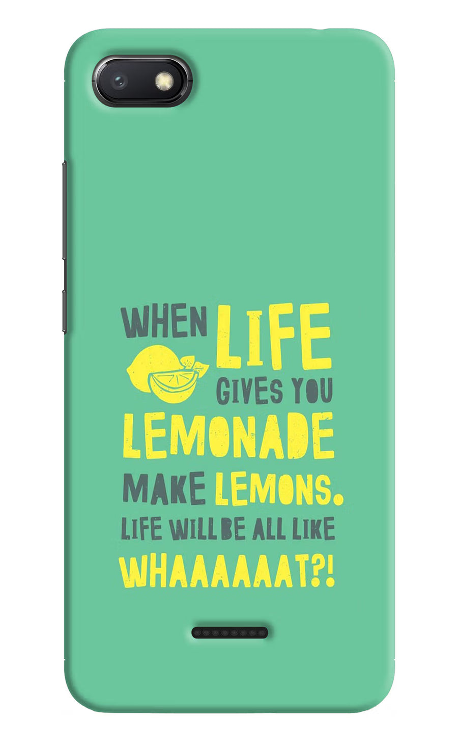 Quote Redmi 6A Back Cover, Hard case