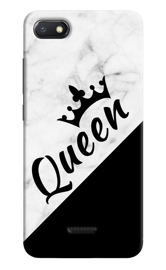 Queen Redmi 6A Hard Case Back Cover by Casekaro