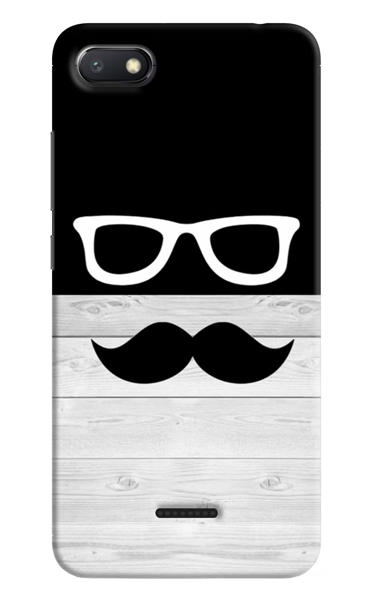 Mustache Redmi 6A Hard Case Back Cover by Casekaro