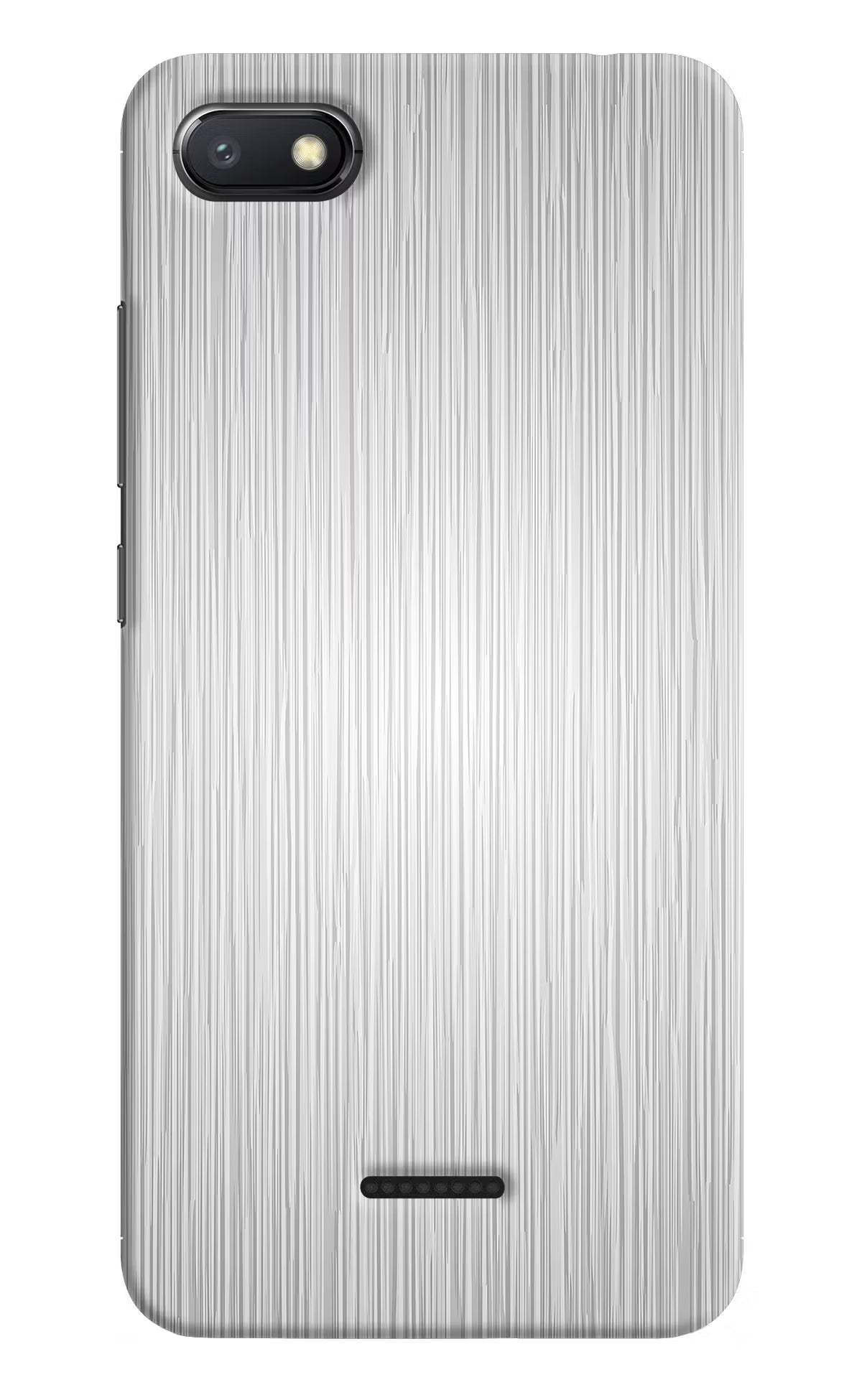 Wooden Grey Texture Redmi 6A Hard Case Back Cover by Casekaro