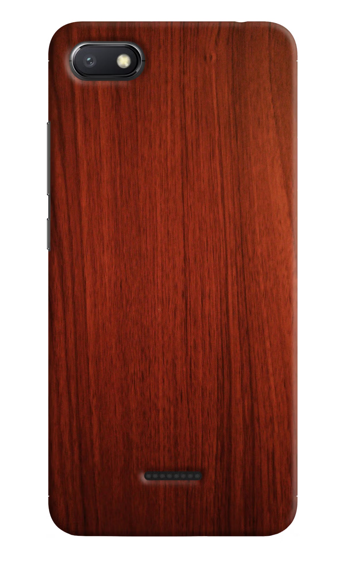 Wooden Plain Pattern Redmi 6A Hard Case Back Cover by Casekaro