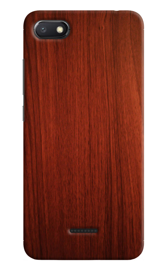 Wooden Plain Pattern Redmi 6A Hard Case Back Cover by Casekaro