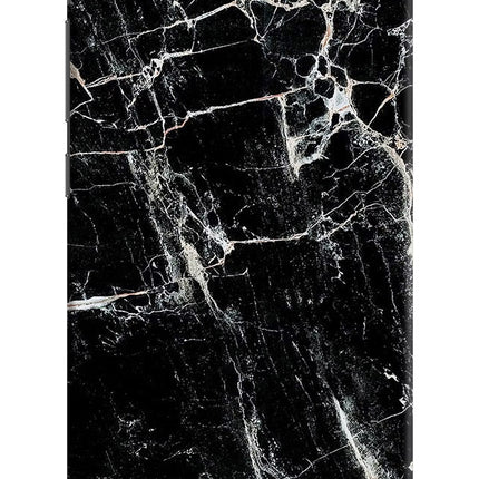 Black Marble Texture Redmi 6A Hard Case Back Cover by Casekaro