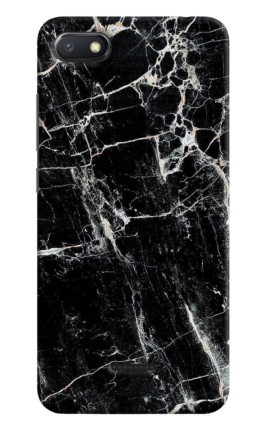 Black Marble Texture Redmi 6A Back Cover, Hard case