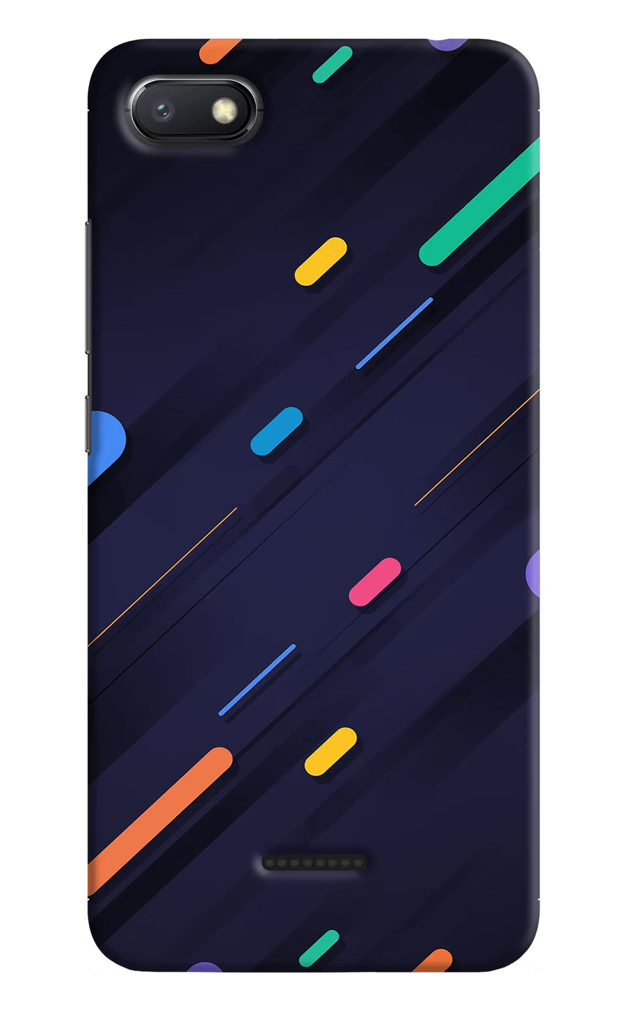 Abstract Design Redmi 6A Back Cover, Hard case