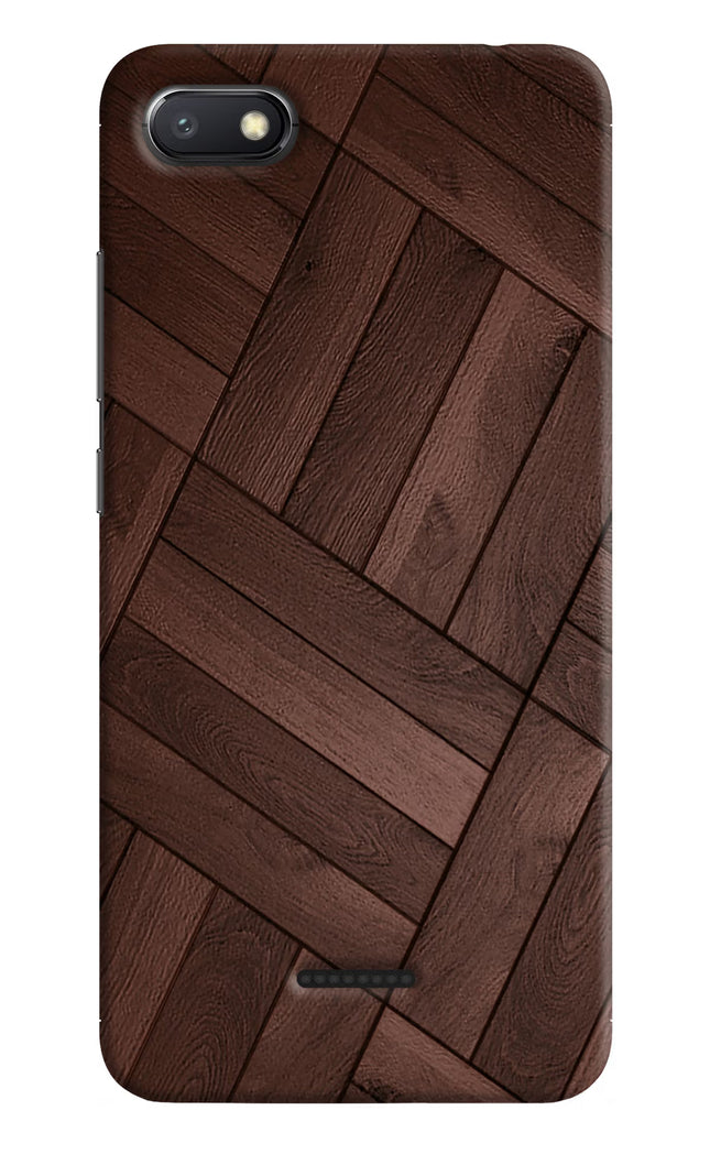Wooden Texture Design Redmi 6A Hard Case Back Cover by Casekaro