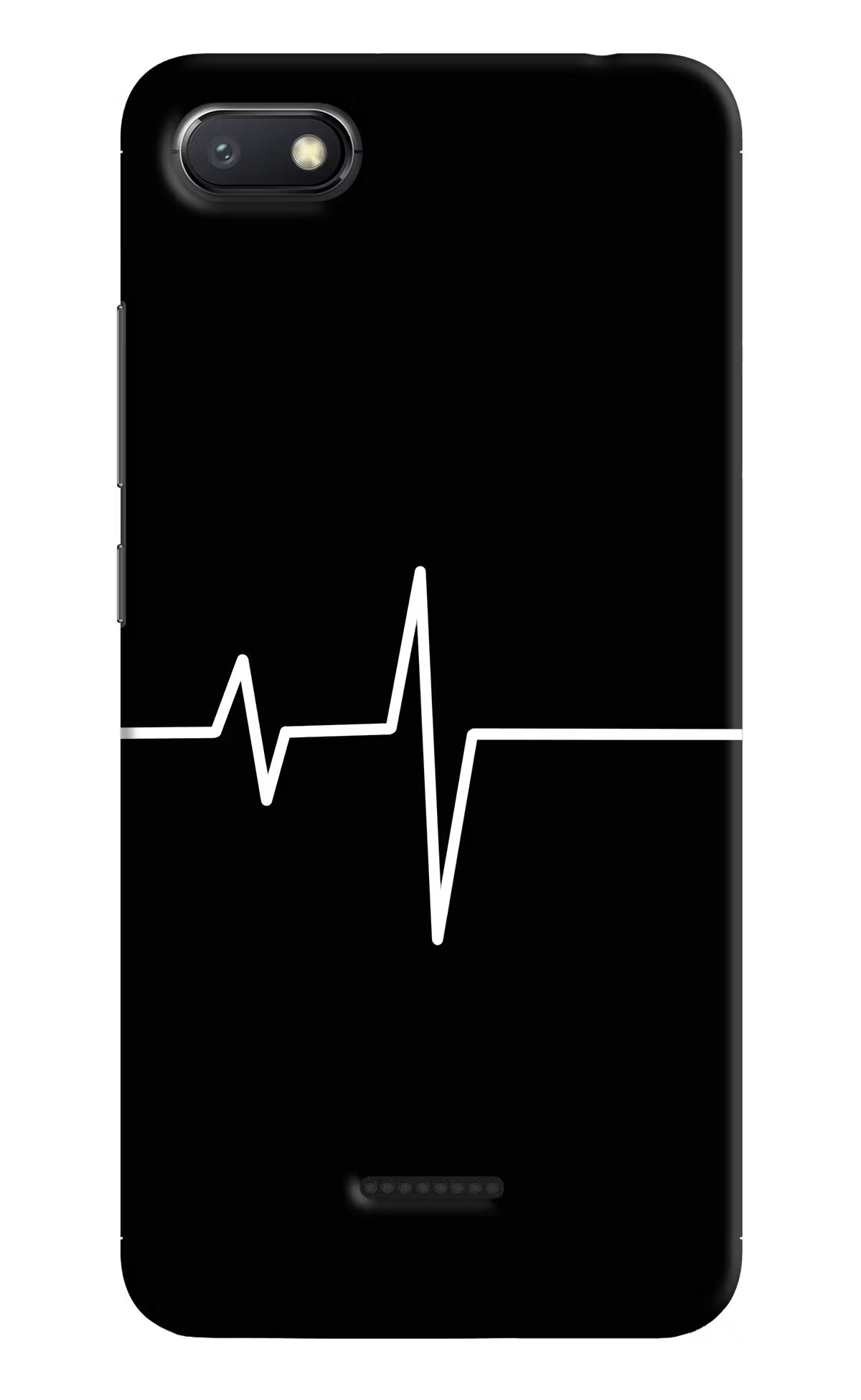 Heart Beats Redmi 6A Hard Case Back Cover by Casekaro