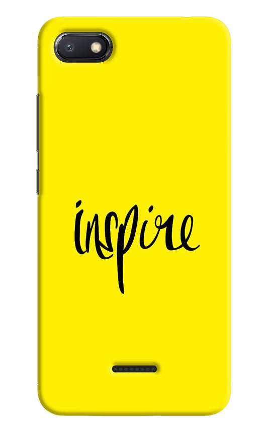 Inspire Redmi 6A Hard Case Back Cover by Casekaro