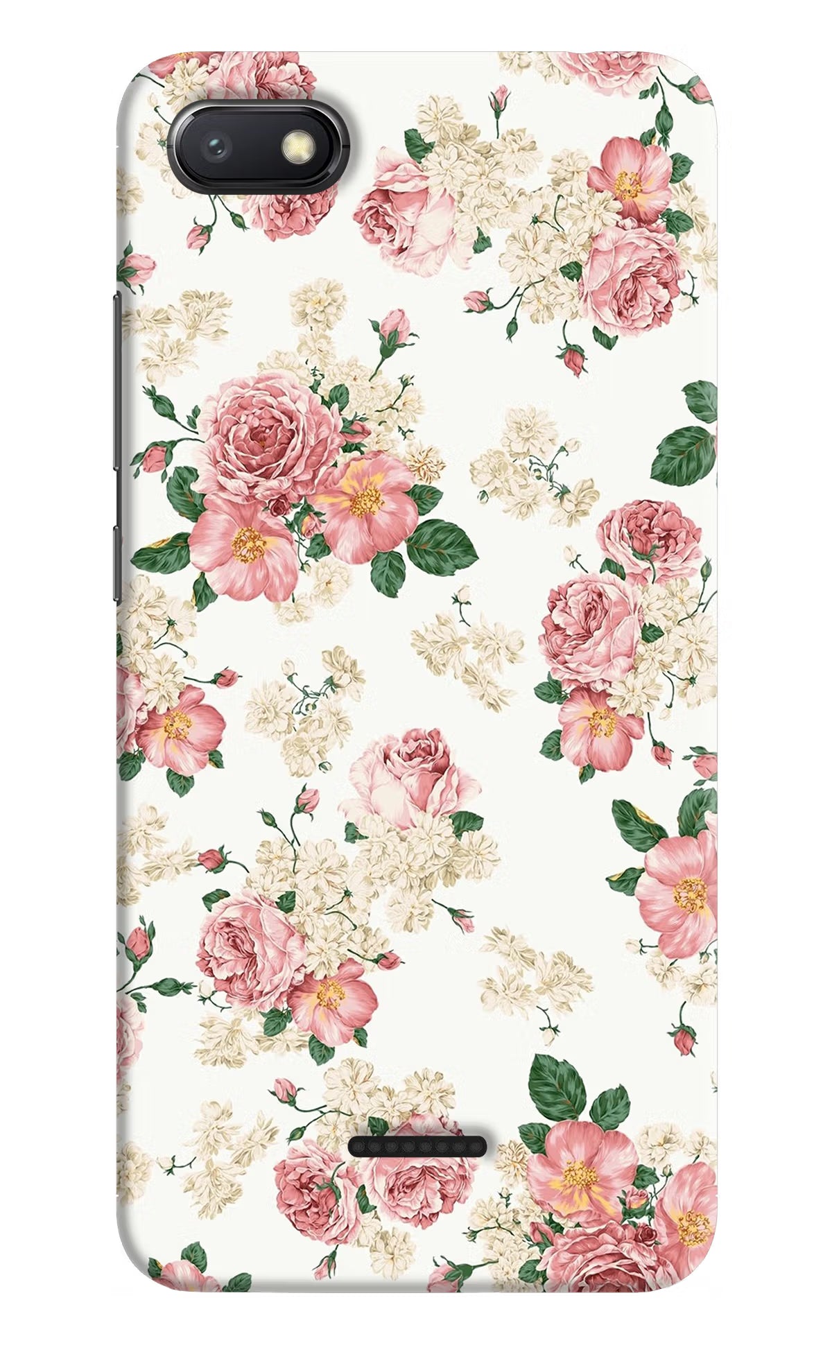 Flowers Redmi 6A Hard Case Back Cover by Casekaro