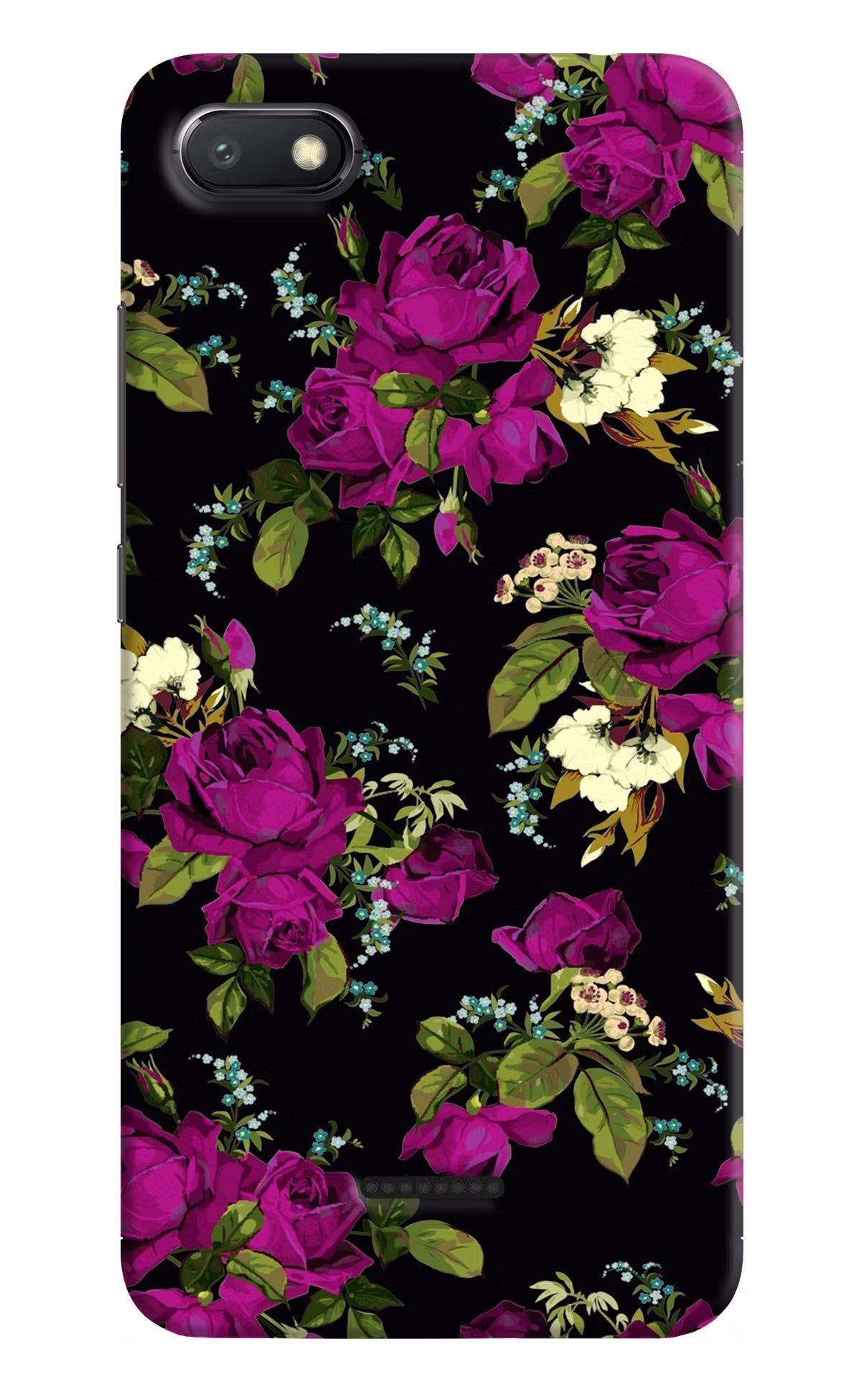 Flowers Redmi 6A Hard Case Back Cover by Casekaro