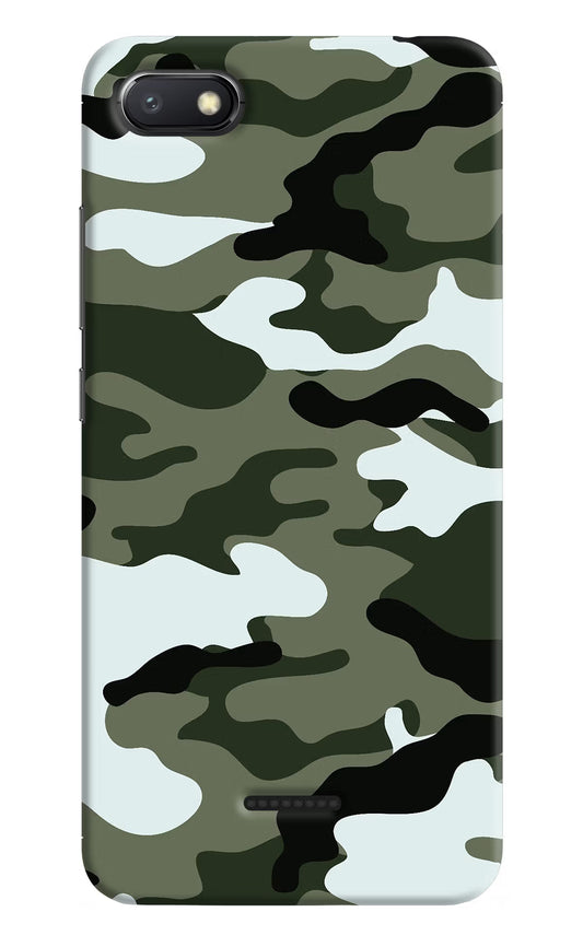 Camouflage Redmi 6A Hard Case Back Cover by Casekaro