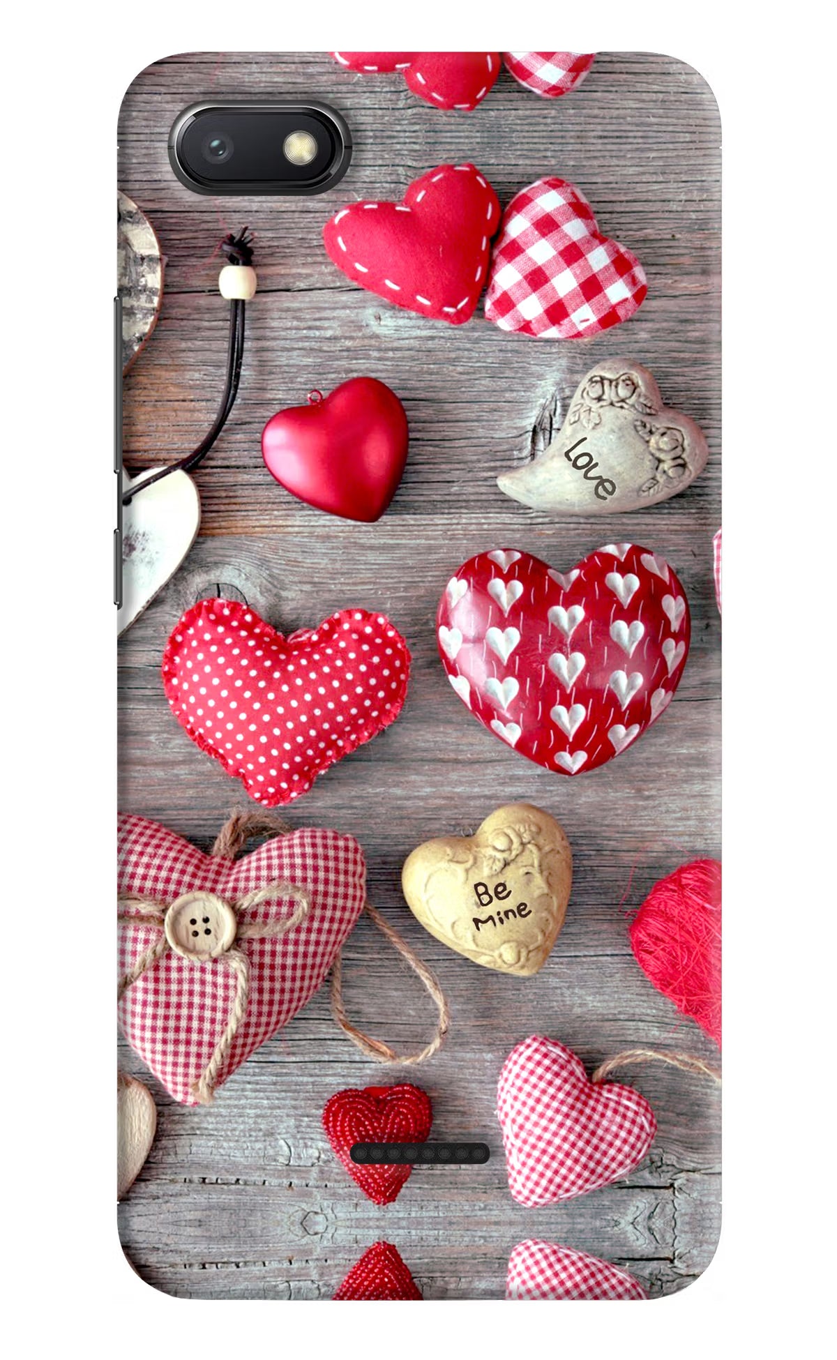 Love Wallpaper Redmi 6A Hard Case Back Cover by Casekaro