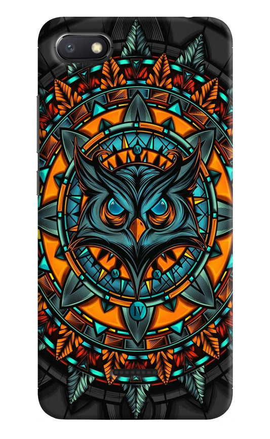 Angry Owl Art Redmi 6A Hard Case Back Cover by Casekaro