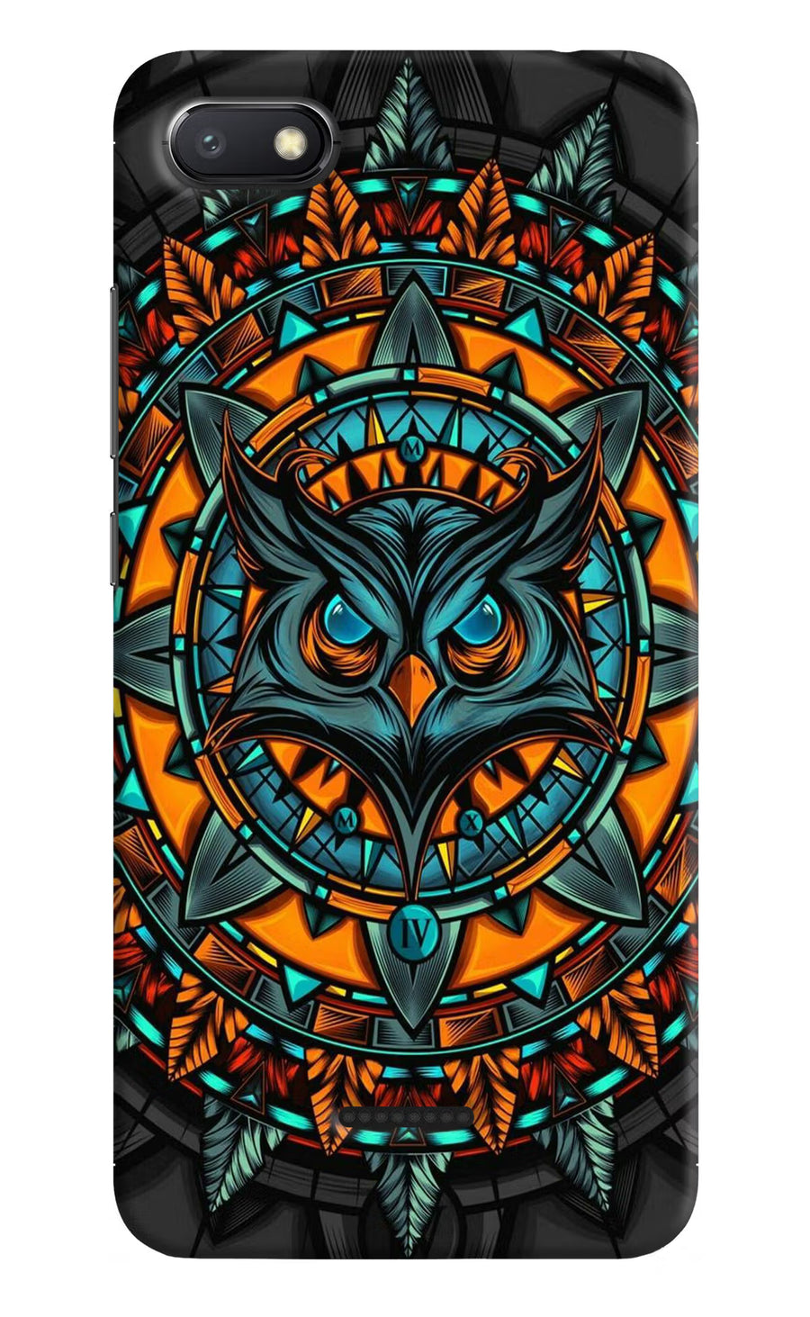 Angry Owl Art Redmi 6A Back Cover, Hard case