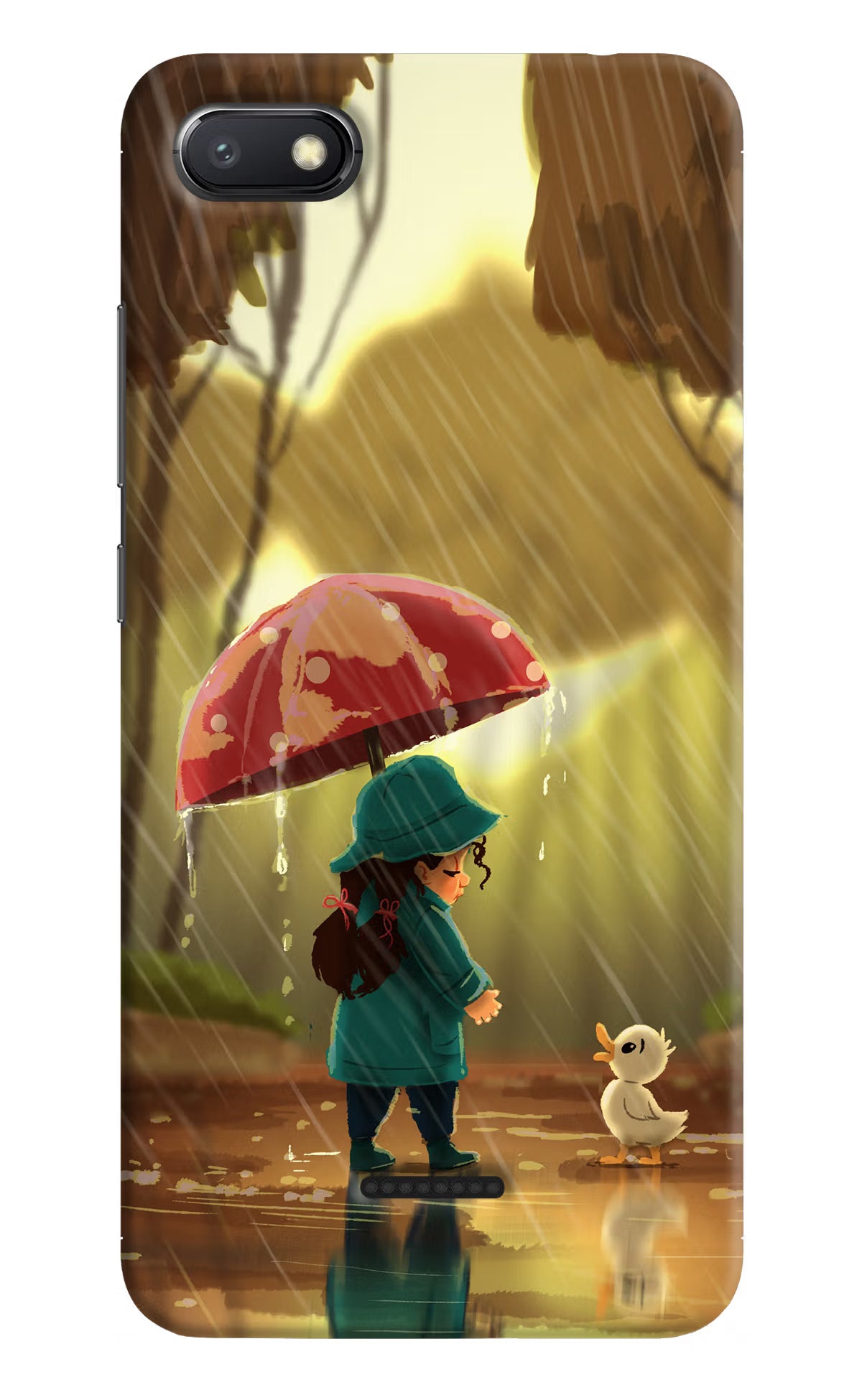 Rainy Day Redmi 6A Hard Case Back Cover by Casekaro