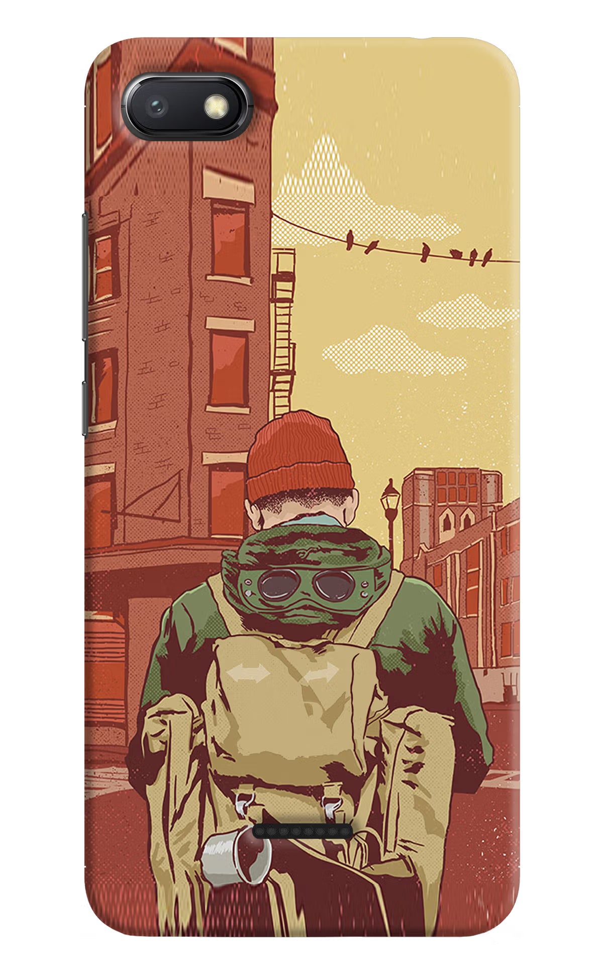 Adventurous Redmi 6A Hard Case Back Cover by Casekaro