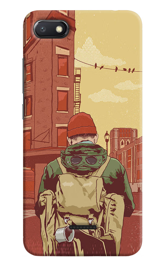 Adventurous Redmi 6A Hard Case Back Cover by Casekaro