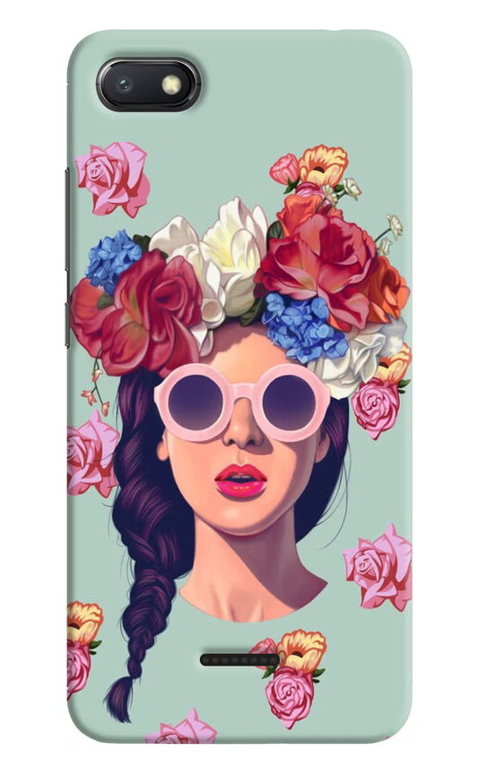 Pretty Girl Redmi 6A Hard Case Back Cover by Casekaro