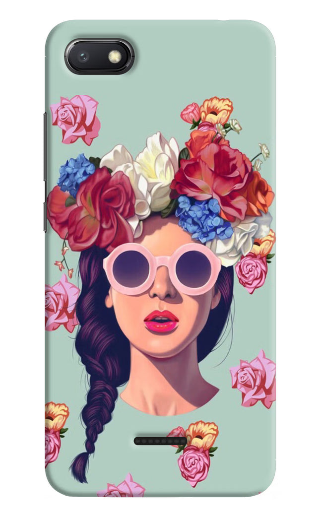Pretty Girl Redmi 6A Hard Case Back Cover by Casekaro