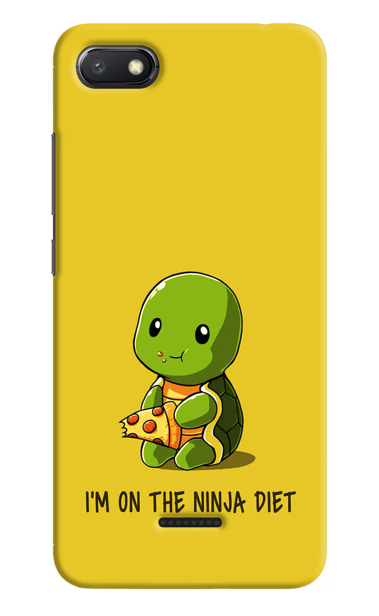 I'm on Ninja Diet Redmi 6A Hard Case Back Cover by Casekaro