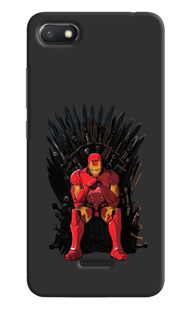Ironman Throne Redmi 6A Hard Case Back Cover by Casekaro