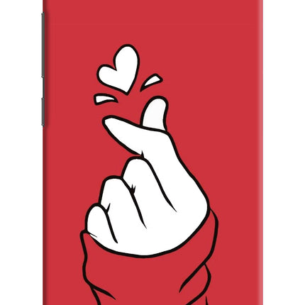 Korean Love Sign Redmi 6A Hard Case Back Cover by Casekaro