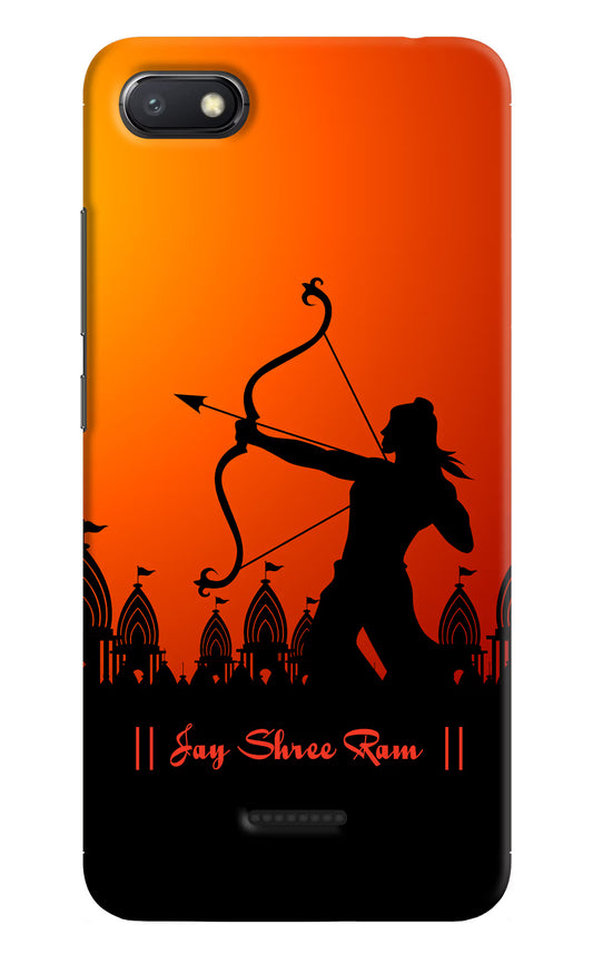 Lord Ram - 4 Redmi 6A Hard Case Back Cover by Casekaro