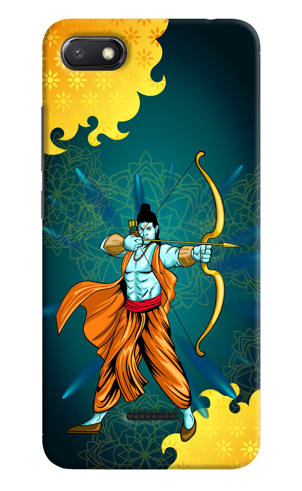 Lord Ram - 6 Redmi 6A Hard Case Back Cover by Casekaro