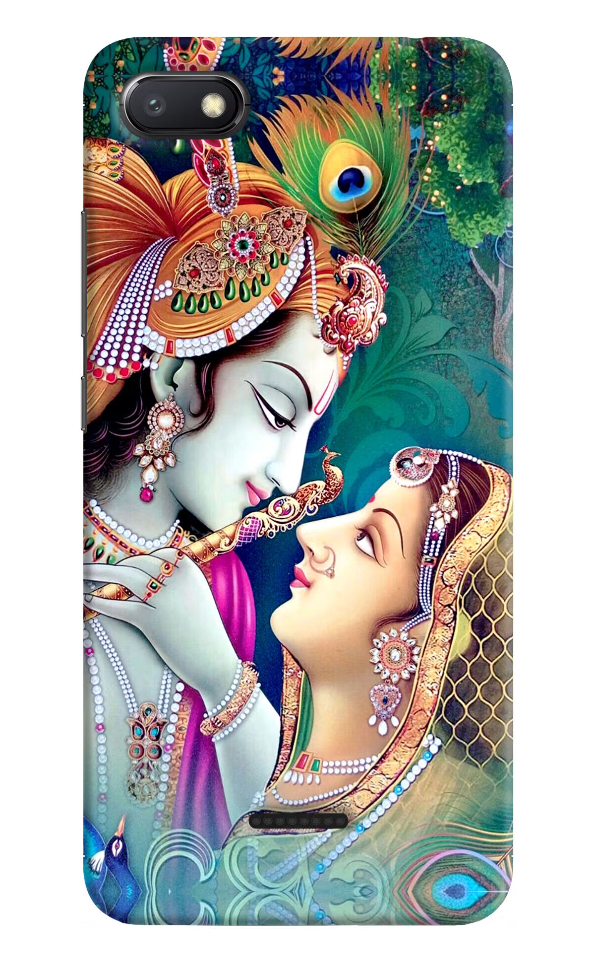 Lord Radha Krishna Redmi 6A Hard Case Back Cover by Casekaro