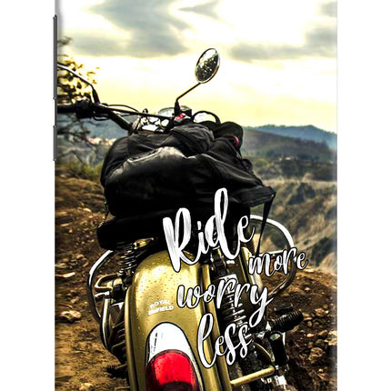 Ride More Worry Less Redmi 6A Hard Case Back Cover by Casekaro
