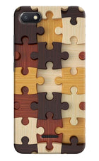 Wooden Puzzle Redmi 6A Hard Case Back Cover by Casekaro