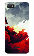 Fire Cloud Redmi 6A Hard Case Back Cover by Casekaro