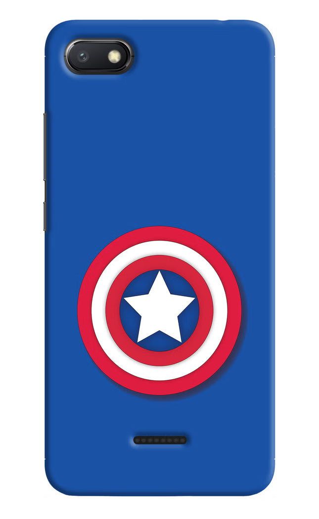 Shield Redmi 6A Hard Case Back Cover by Casekaro