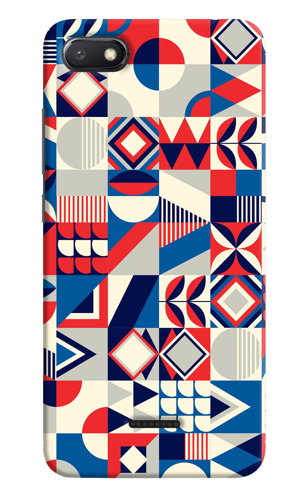 Colorful Pattern Redmi 6A Hard Case Back Cover by Casekaro