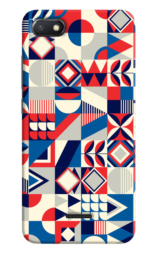 Colorful Pattern Redmi 6A Hard Case Back Cover by Casekaro